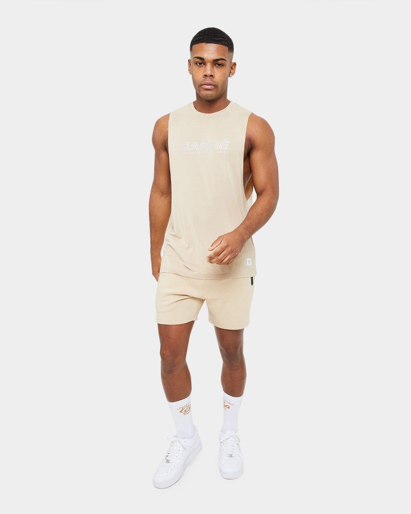 Carre Restart TA Apparel Muscle T-Shirt Stone