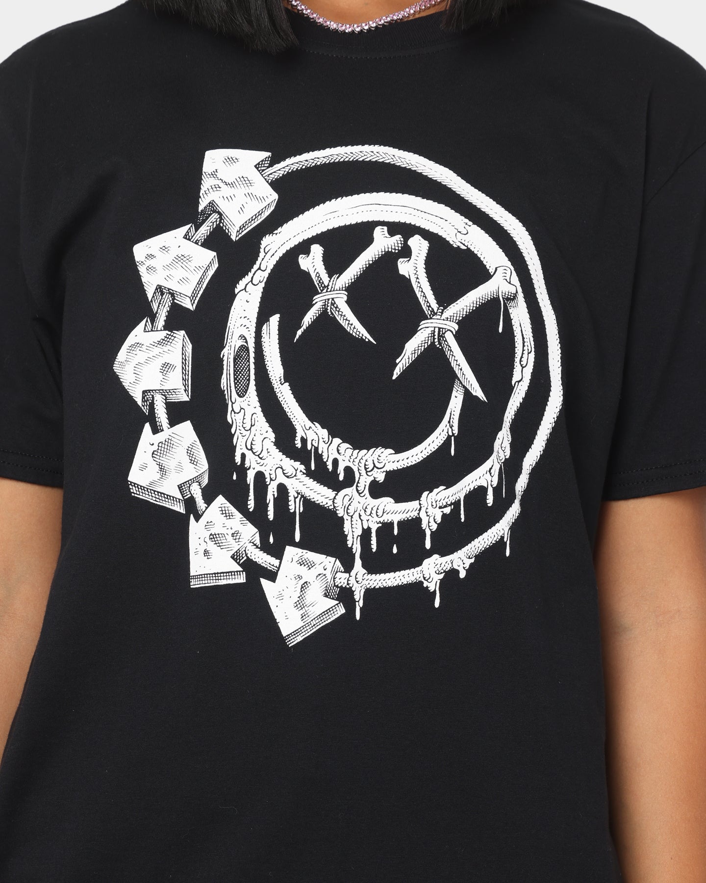 Blink 182 Bones T-Shirt Black Style001