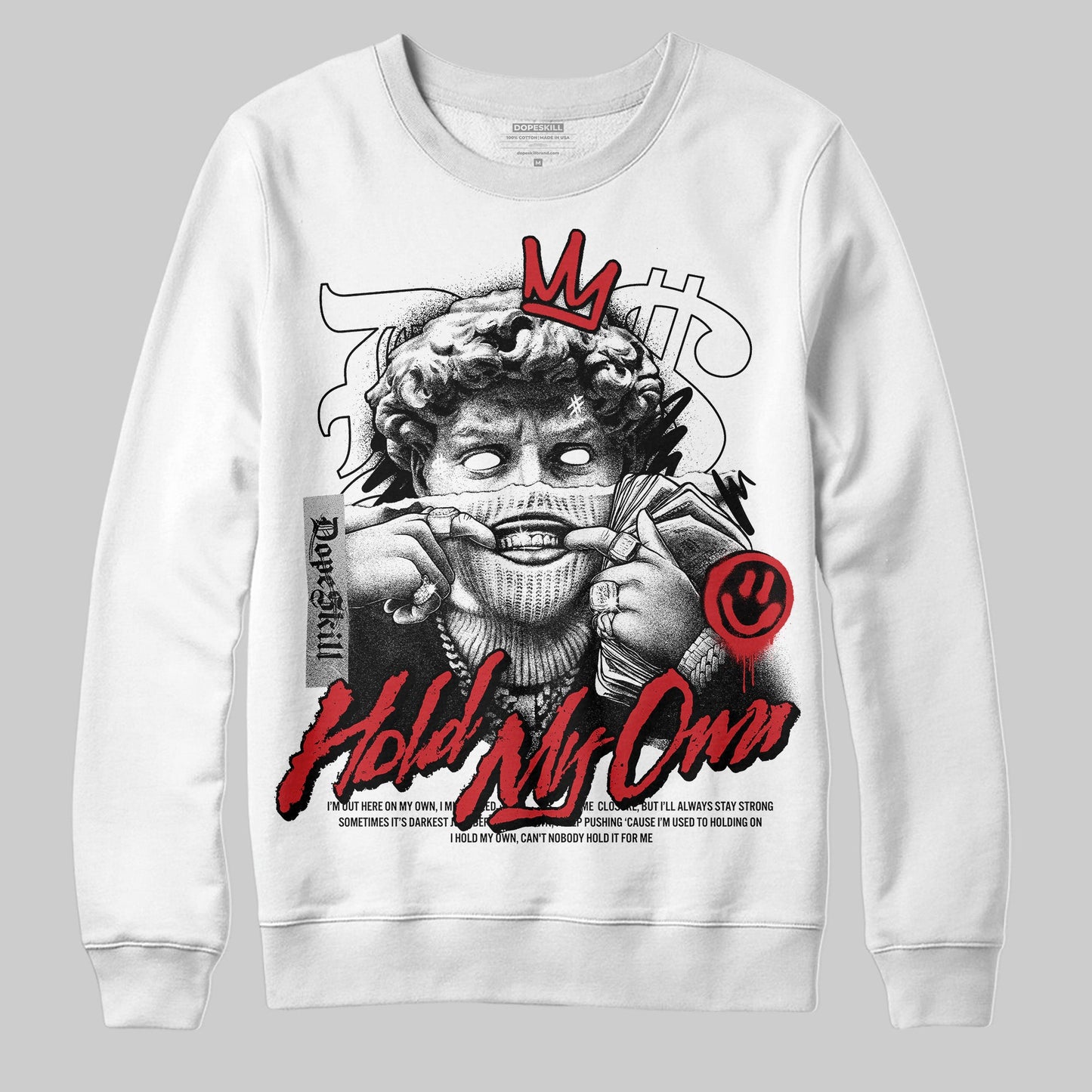Black Cement 3s DopeSkill Sweatshirt In My Way Graphic