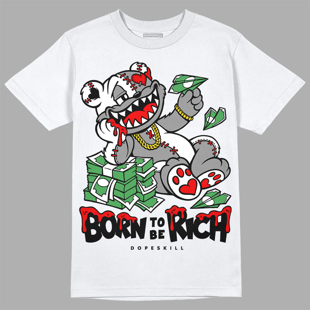 Dunk Panda White Black DopeSkill T-Shirt Born To Be Rich Graphic