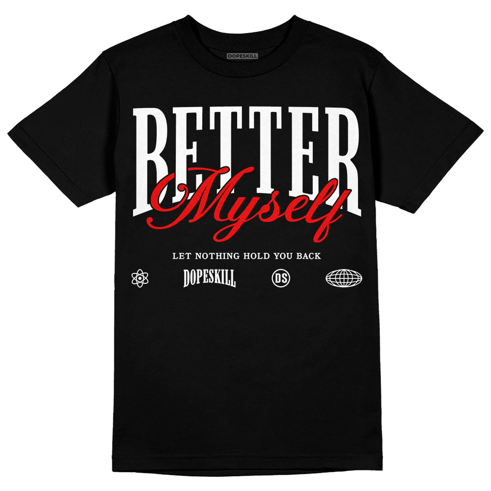 Dunk Panda White Black DopeSkill T-Shirt Better Myself Graphic