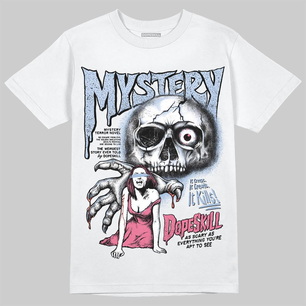 Denim Pink Glow 3s DopeSkill T-Shirt Mystery Ghostly Grasp Graphic