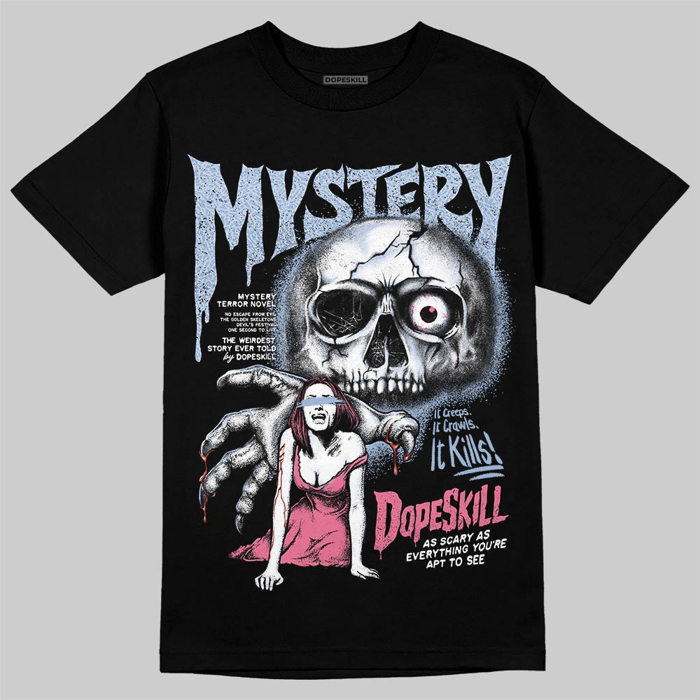Denim Pink Glow 3s DopeSkill T-Shirt Mystery Ghostly Grasp Graphic