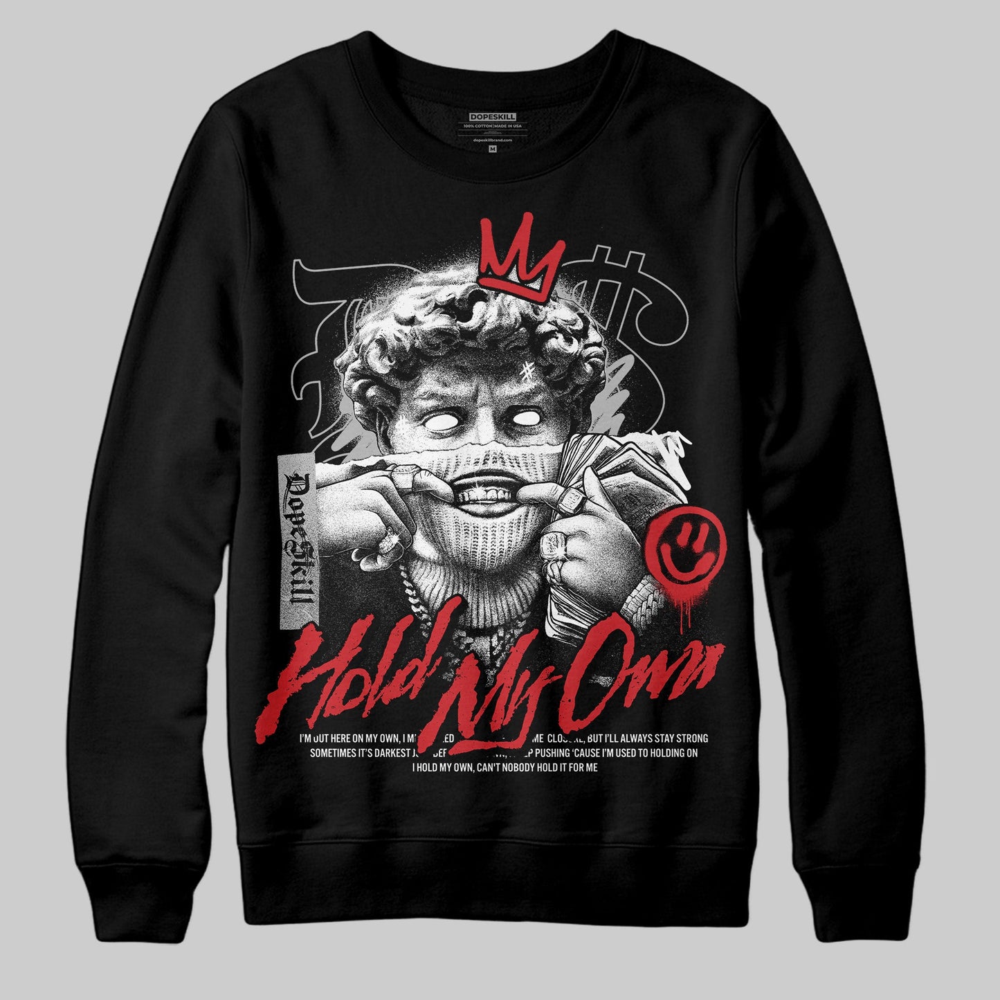 Black Cement 3s DopeSkill Sweatshirt In My Way Graphic