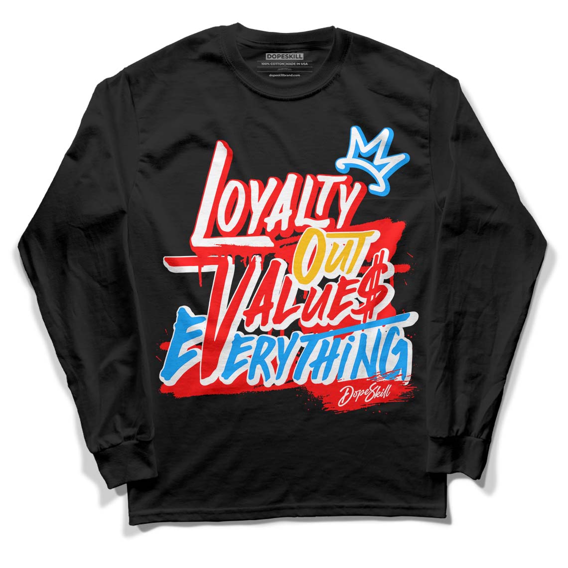 Fruity Pebbles Dunks DopeSkill Long Sleeve T-Shirt LOVE Graphic