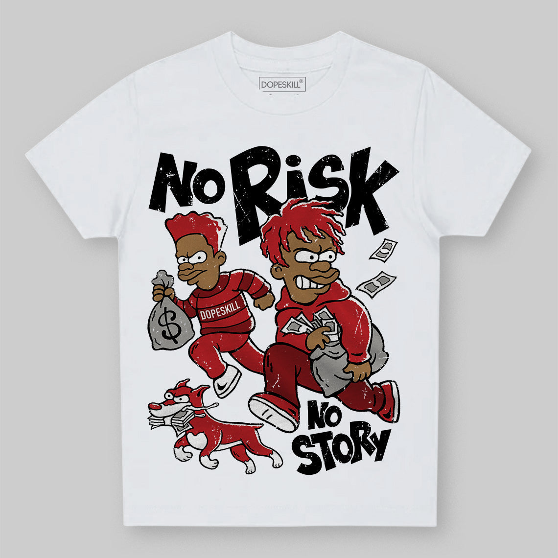 Flu Game 12s DopeSkill Toddler Kids T-shirt No Risk No Story Graphic