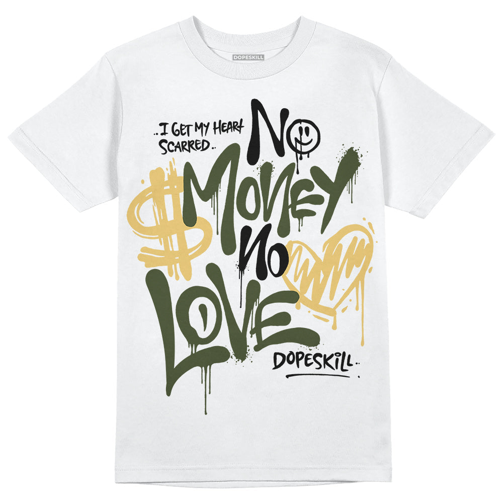 Craft Olive 4s DopeSkill T-Shirt No Money No Love Typo Graphic
