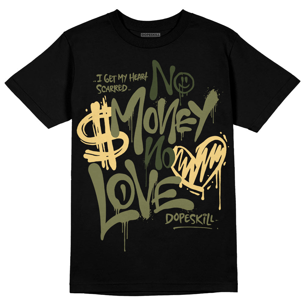 Craft Olive 4s DopeSkill T-Shirt No Money No Love Typo Graphic