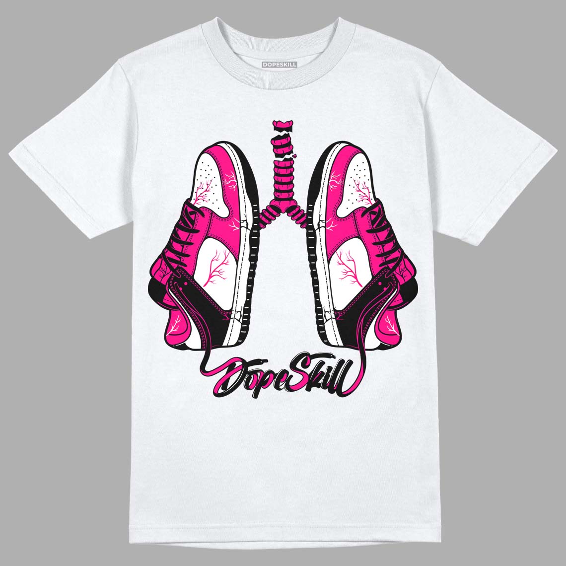 Fierce Pink 1s DopeSkill T-Shirt Breathe Graphic