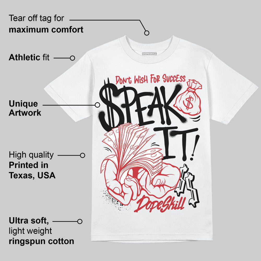 Bred 11s DopeSkill T-Shirt Speak It Graphic