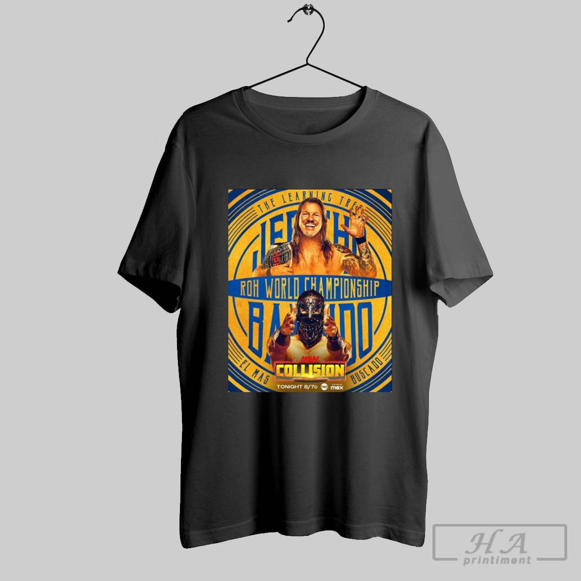 Aew Collision Jericho Vs Bandido The Learning Tree Roh World Championship Tonight 2 22 2025 Poster T Shirt
