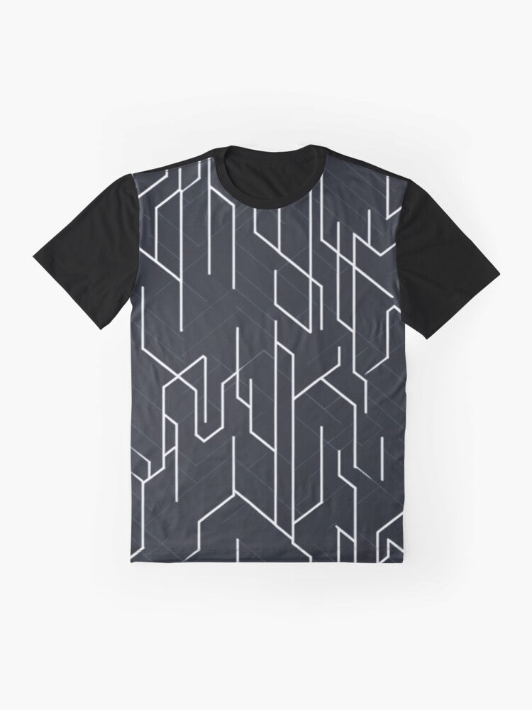 Minimalist Geometric Patterns Graphic T-Shirt Style040