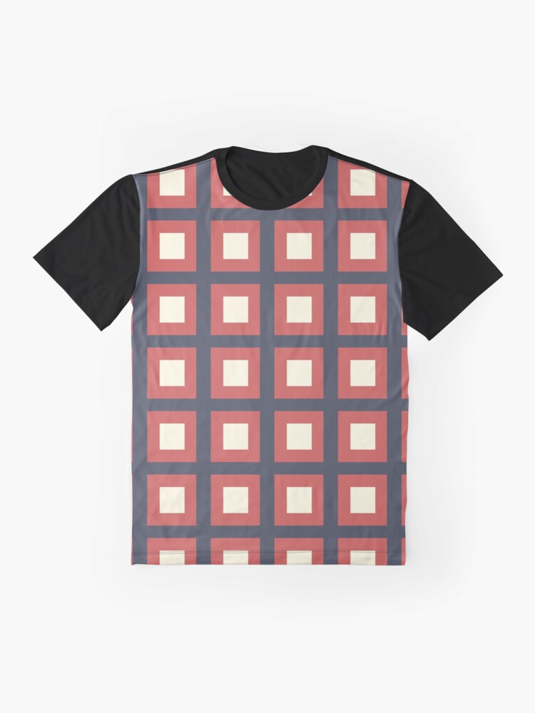 Marine plaid pattern Graphic T-Shirt