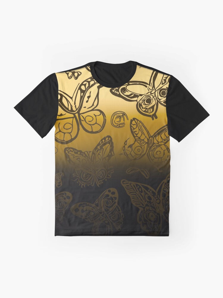 Gold butterfly Elegance Graphic T-Shirt