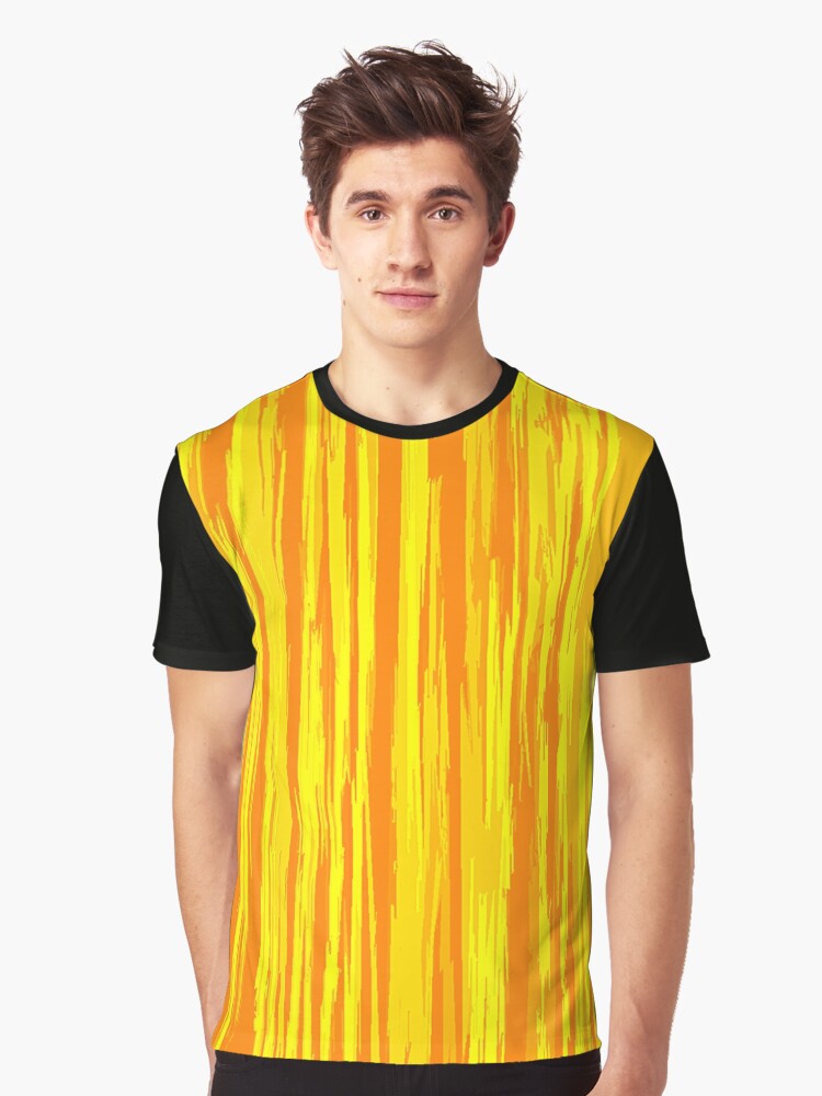 Wood Print Graphic T-Shirt