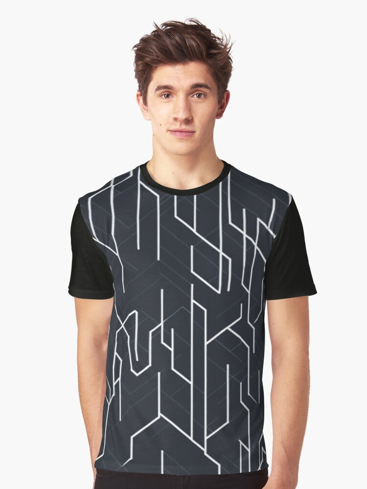 Minimalist Geometric Patterns Graphic T-Shirt Style040