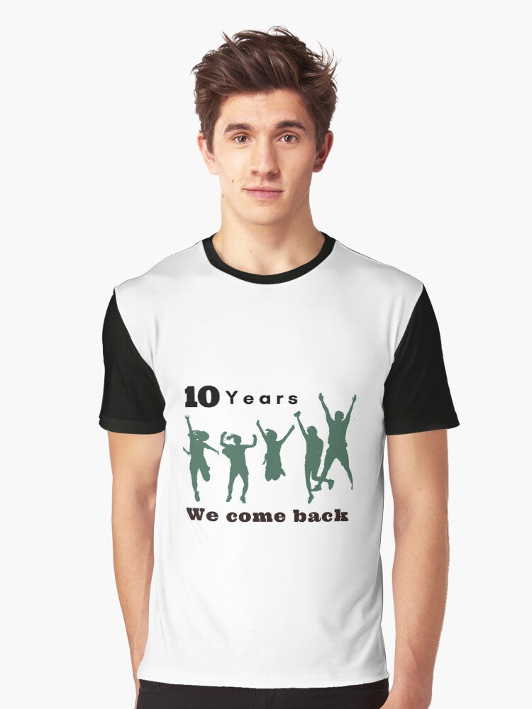 10 years we come back. One direction boy brand songs Graphic T-Shirt