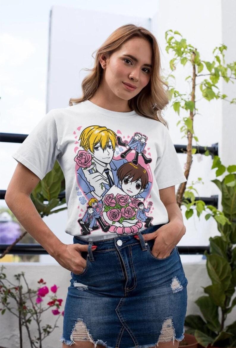 Unisex anime Tshirt, Manga Lover Shirt, Graphic Tee, Otaku Ropa, Clothing Merch Gift, Graphic Anime Tee, Manga Shirt