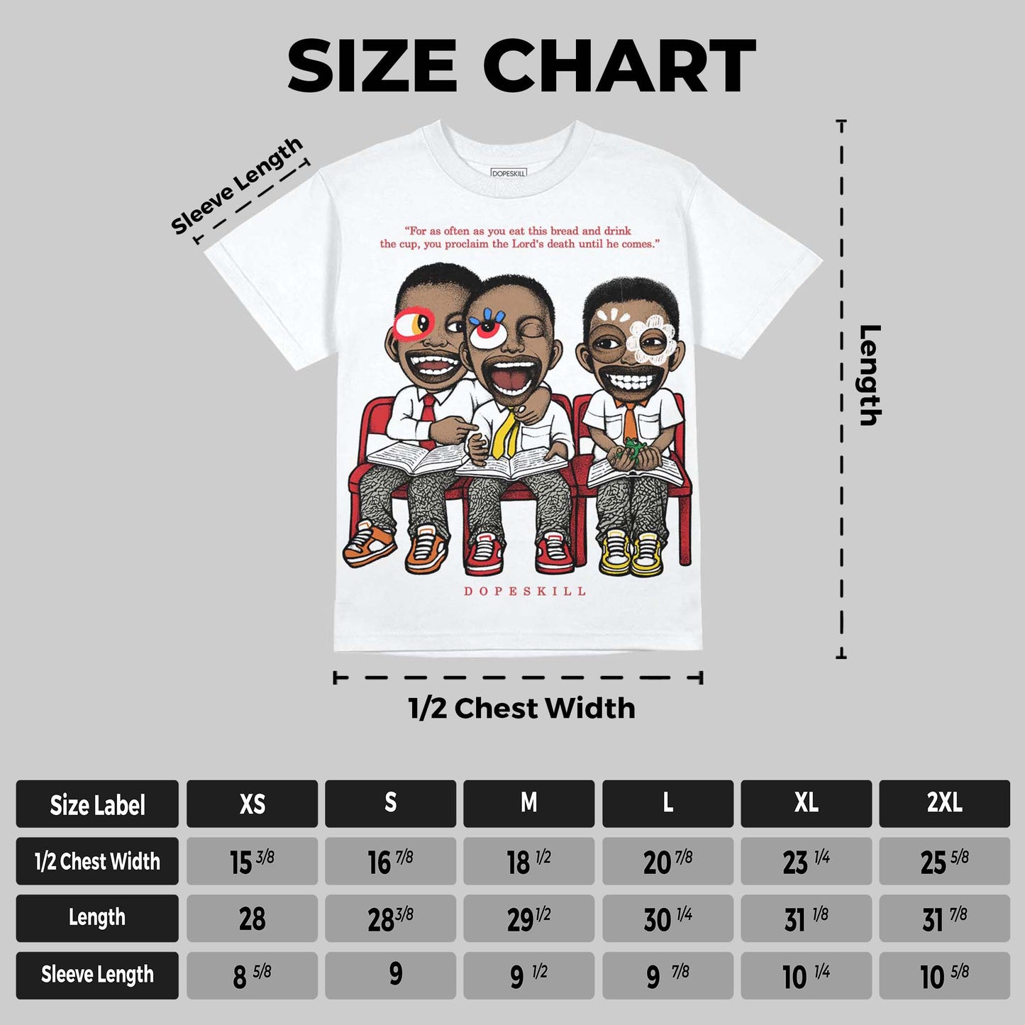 Fire Red 3s DopeSkill Oversize Print T-Shirt First Sunday Graphic