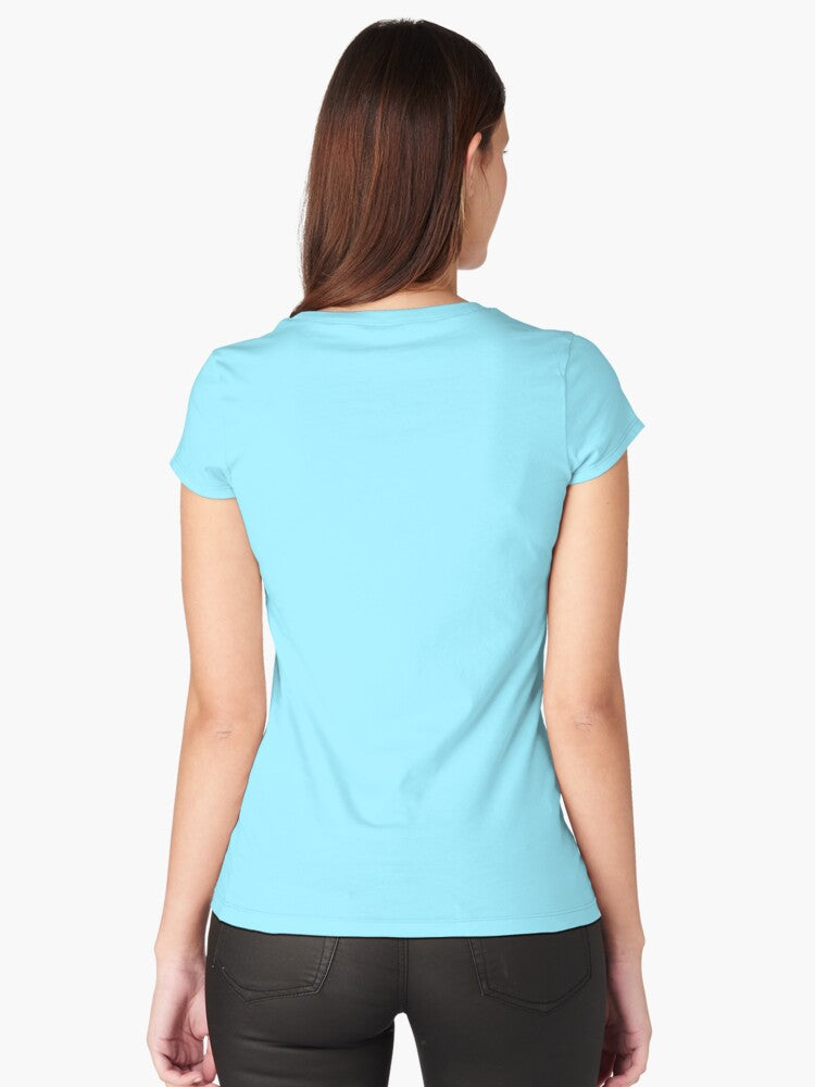 Neon Jungle: A Luminescent Path Awaits Fitted Scoop T-Shirt