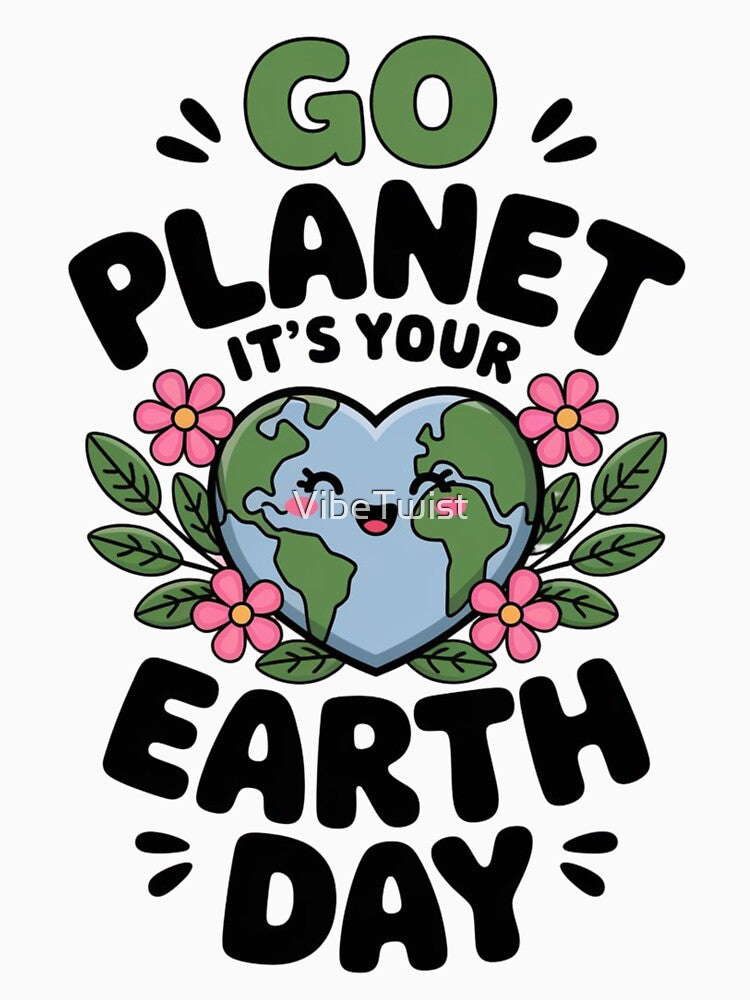 go planet Cute Earth Day – Our Planet Long Sleeve T-Shirt