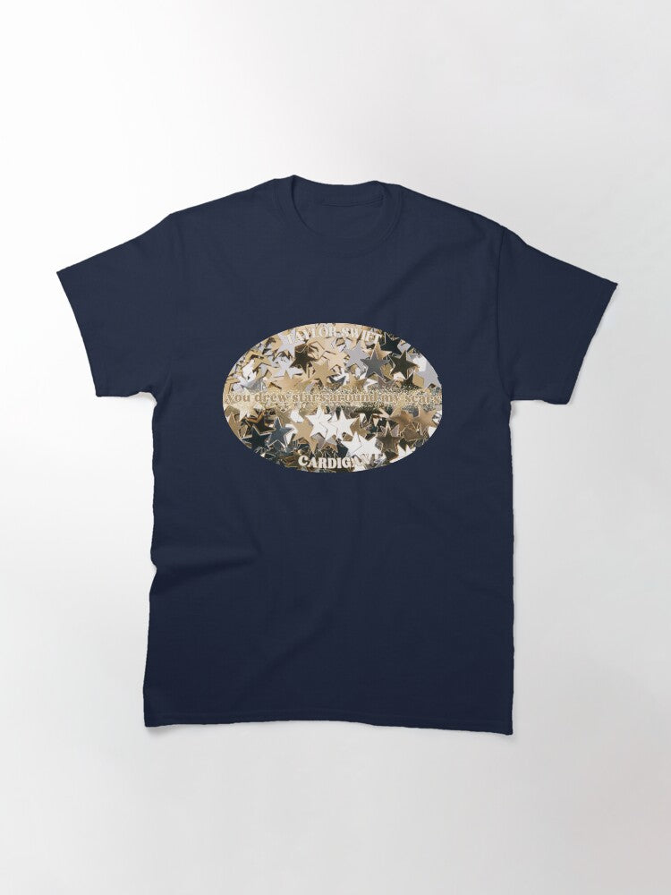 You drew stars around my scars - Taylor Swift - Cardigan Sticker Classic T-Shirt