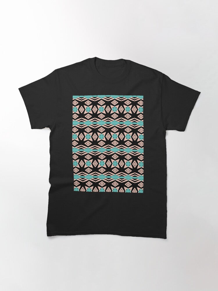 Boho Tropical 4 - Abstract Geometric Seamless Pattern Classic T-Shirt