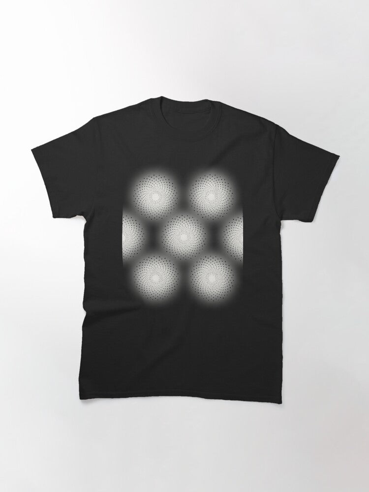 Fused Glowing Spheres With Dotted Interior. Abstract Art Classic T-Shirt