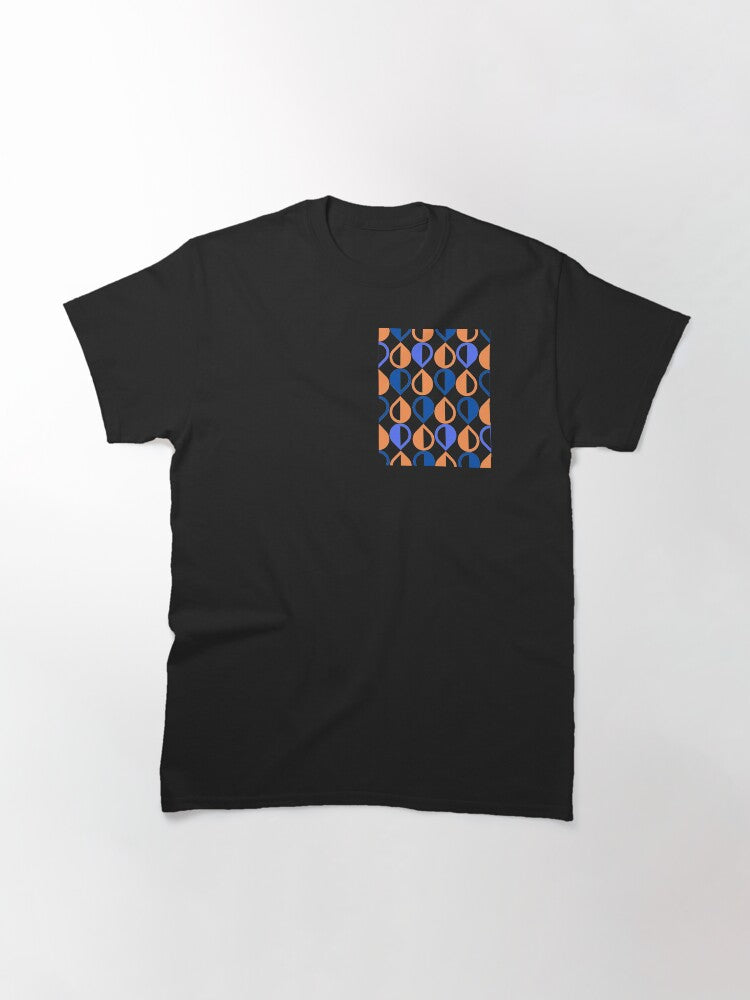 Mid Century Modern Teardrop Graphic Classic T-Shirt
