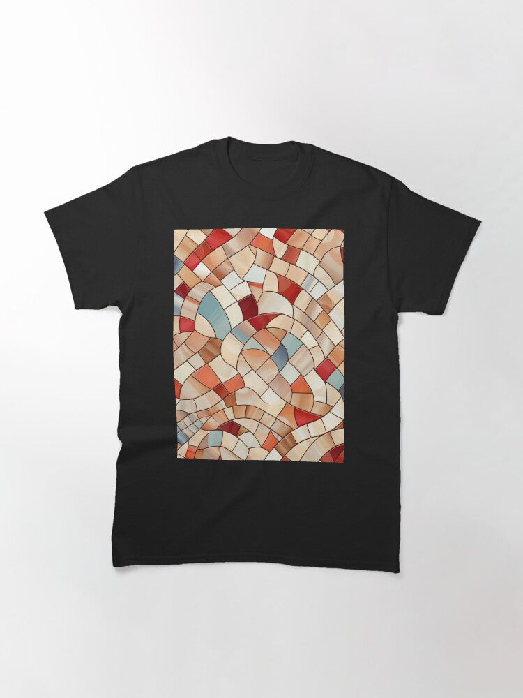 Mosaic Pattern Classic T-Shirt Style009