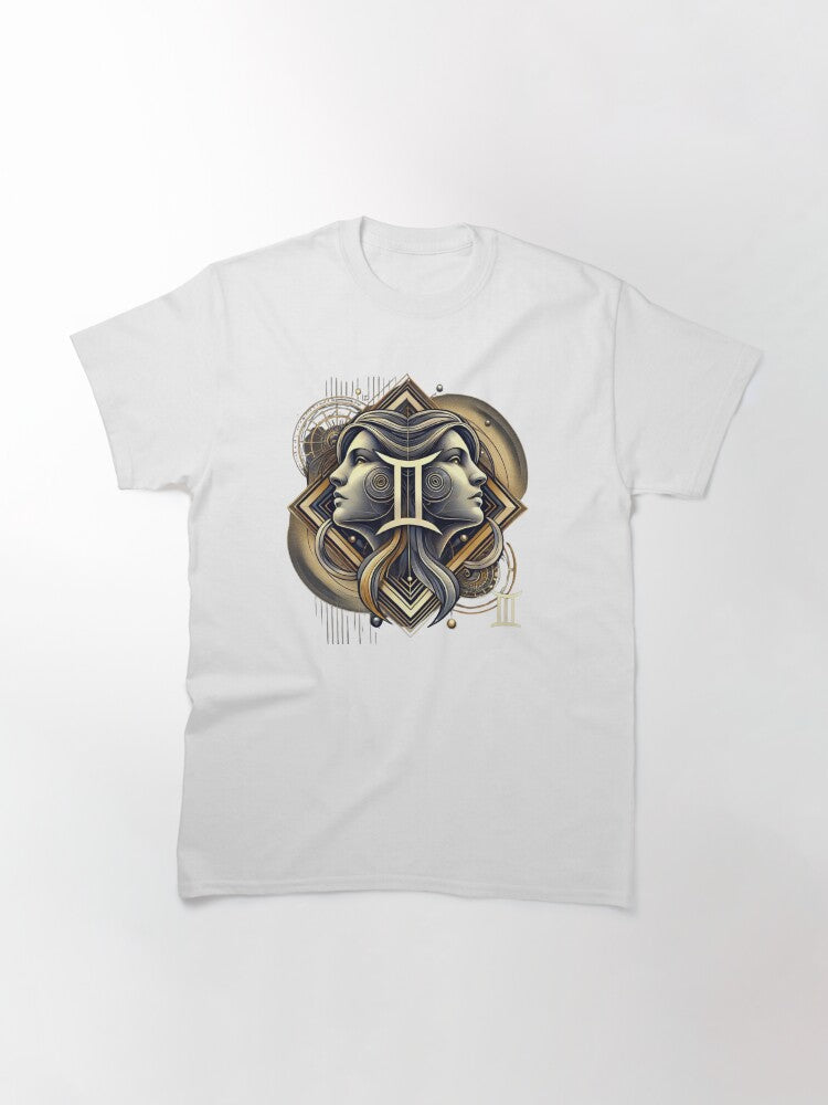 Gemini Zodiac Symbol Art Classic T-Shirt