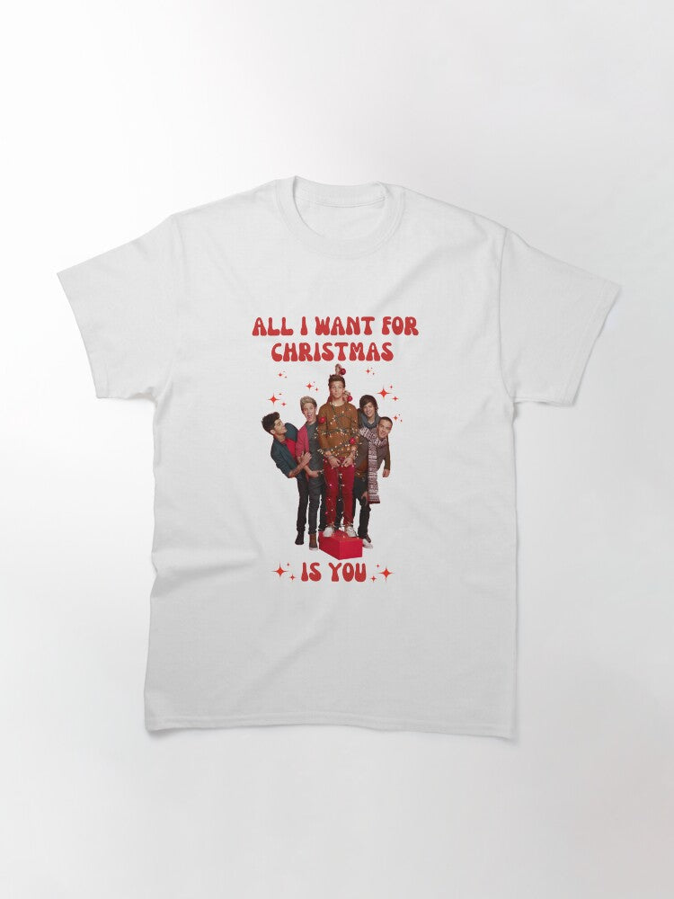 All I want for Christmas is You 1D Classic T-Shirt