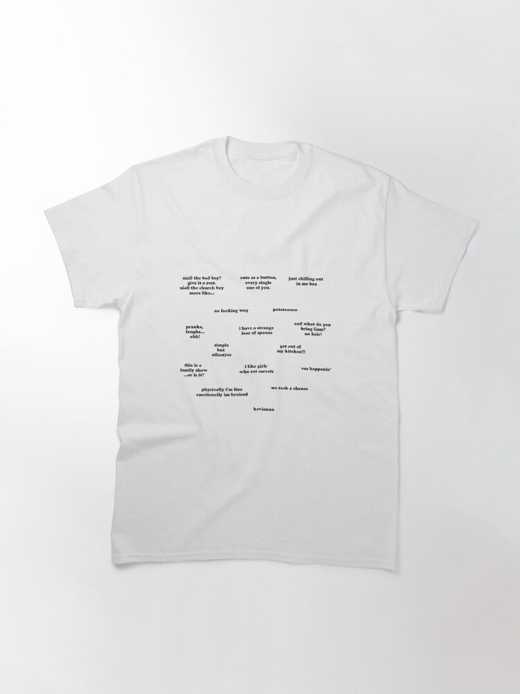 One Direction Quotes Mega Pack Classic T-Shirt