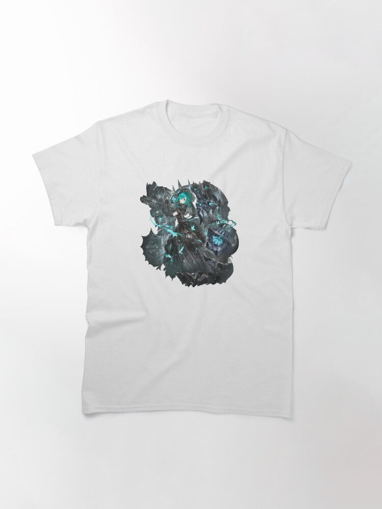 Gothic Mecha Girl - Dark Fantasy Anime Warrior Classic T-Shirt