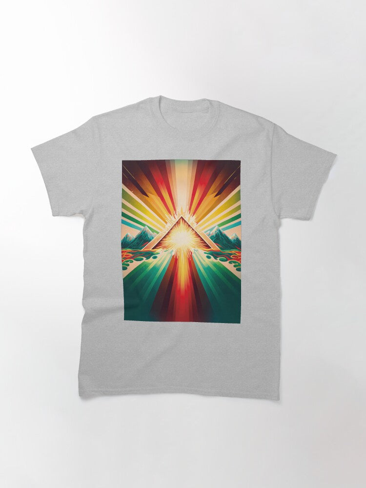 The Burst of Prismatic color Classic T-Shirt