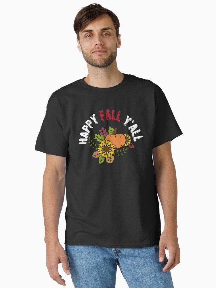 happy fall y'all Classic T-Shirt Style003