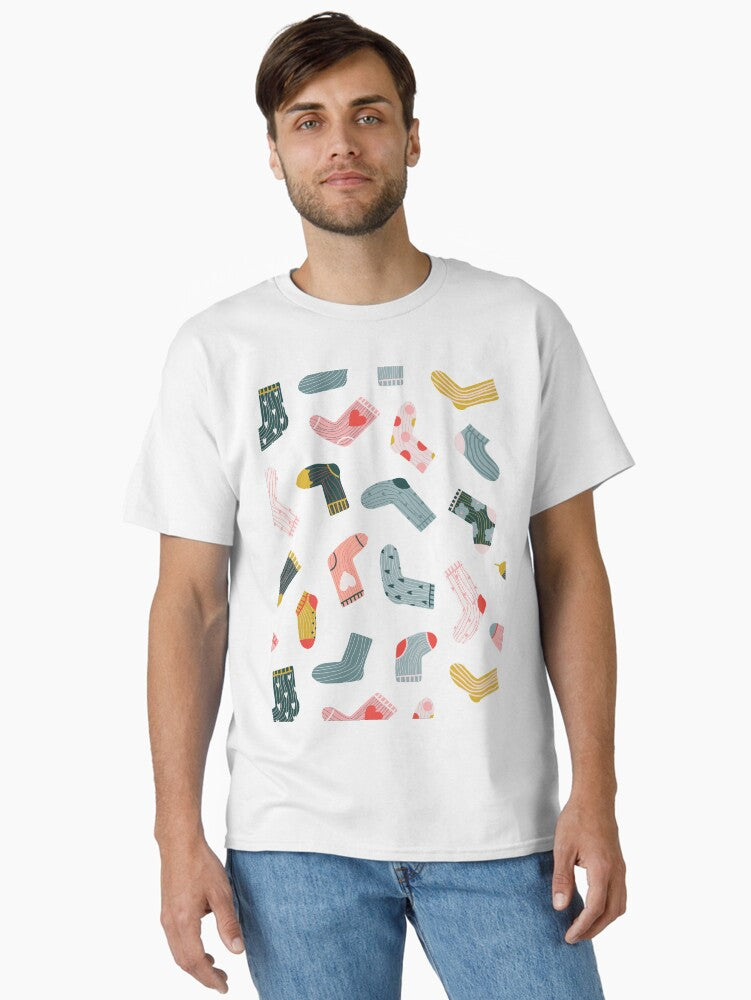 Socks Pattern Classic T-Shirt
