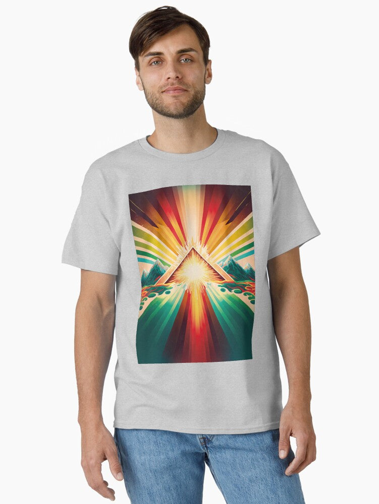 The Burst of Prismatic color Classic T-Shirt