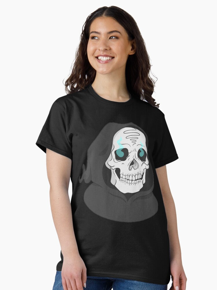 Grim Reaper Skull Glowing Eyes Classic T-Shirt