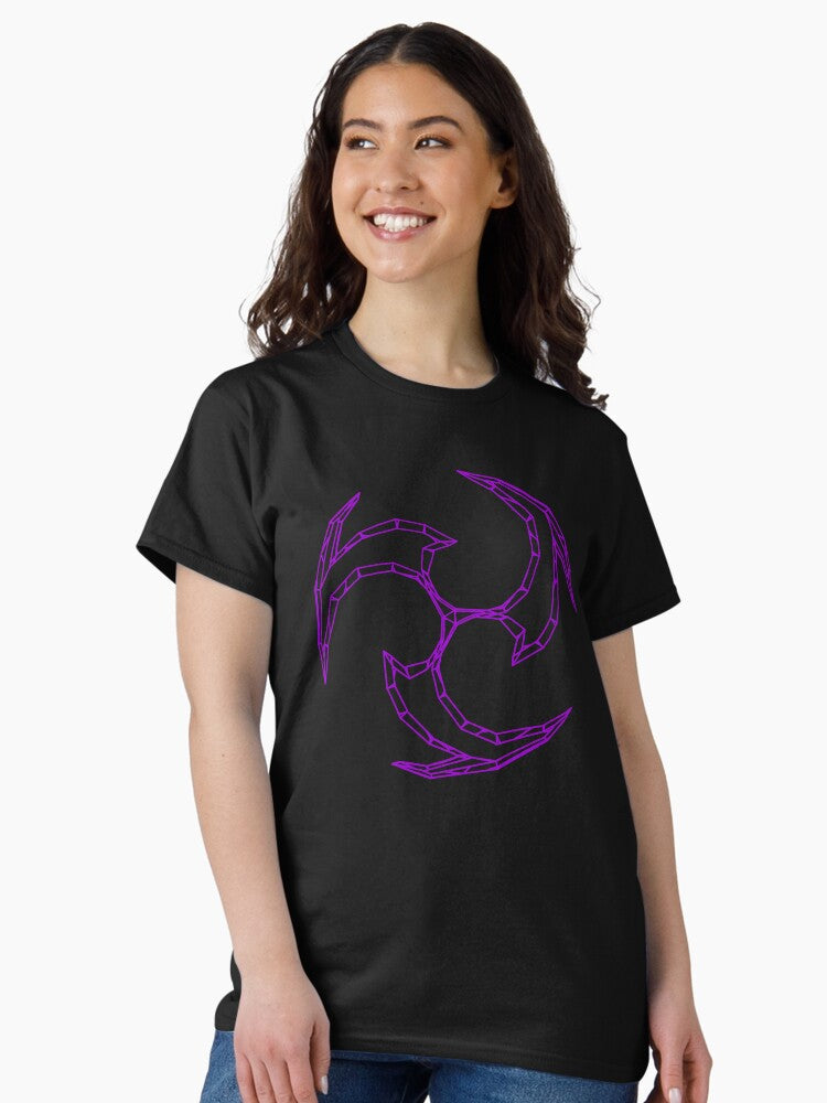 Genshin Impact Lineart Crystal Electro Vision Classic T-Shirt