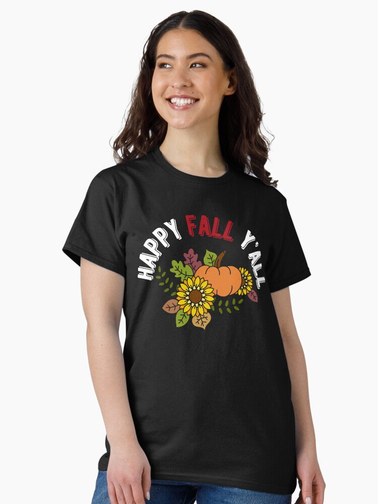 happy fall y'all Classic T-Shirt Style003