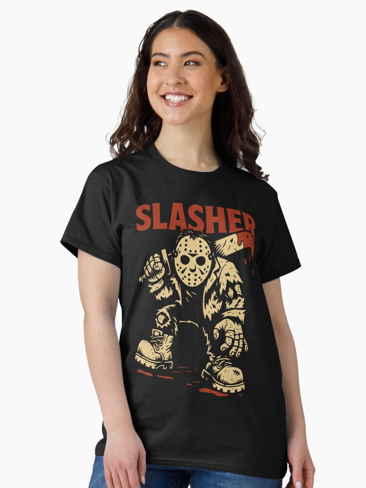Jason Slasher Friday 13 Horror Classic T-Shirt