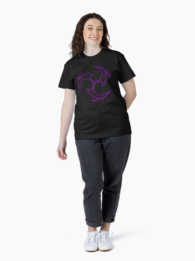 Genshin Impact Lineart Crystal Electro Vision Classic T-Shirt