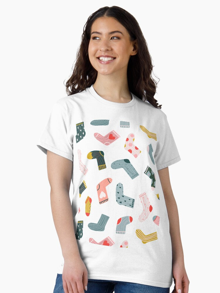 Socks Pattern Classic T-Shirt