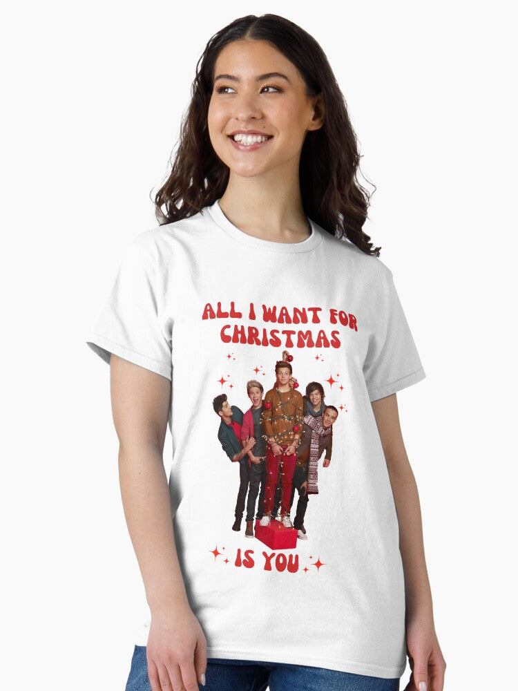 All I want for Christmas is You 1D Classic T-Shirt