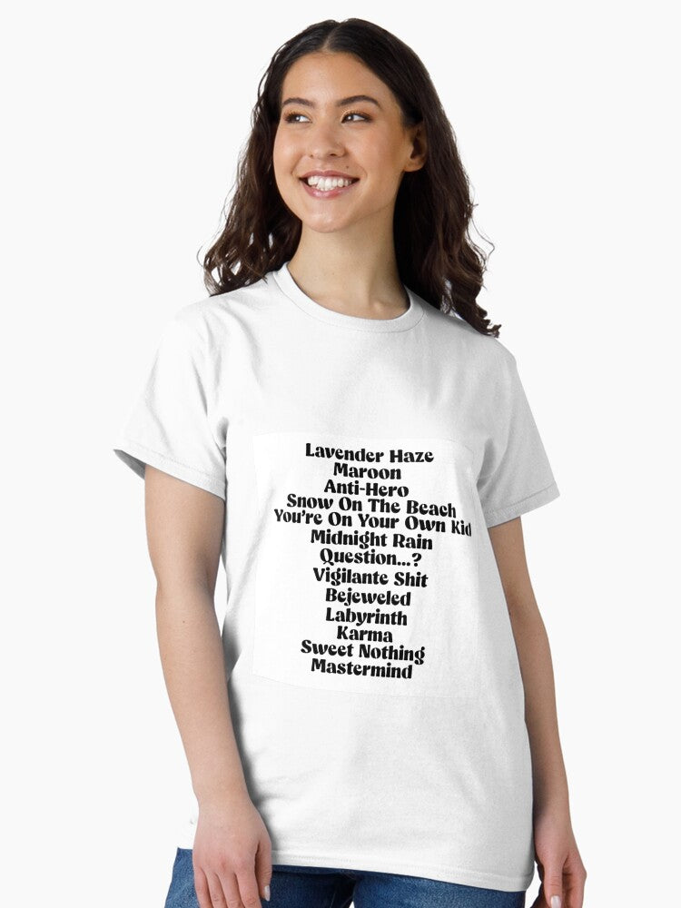 midnights song list Classic T-Shirt