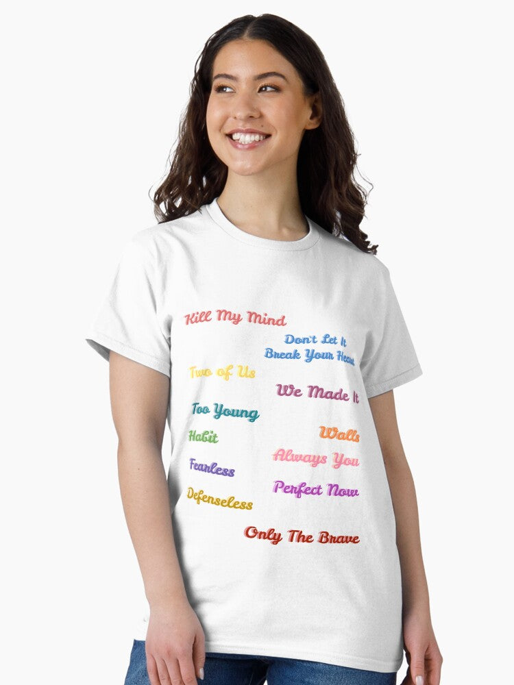 Louis Tomlinson Walls Song Titles Classic T-Shirt