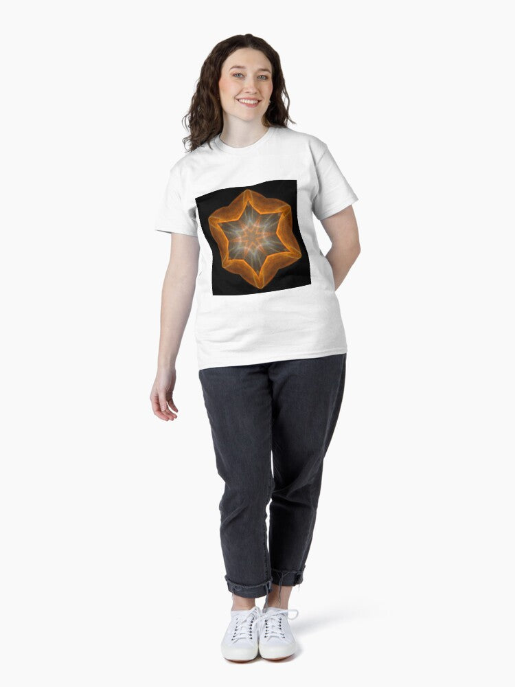 Basket Star Hexagon Mandala Classic T-Shirt