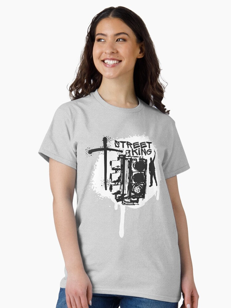 Street King Urban Graffiti Design Classic T-Shirt Style002