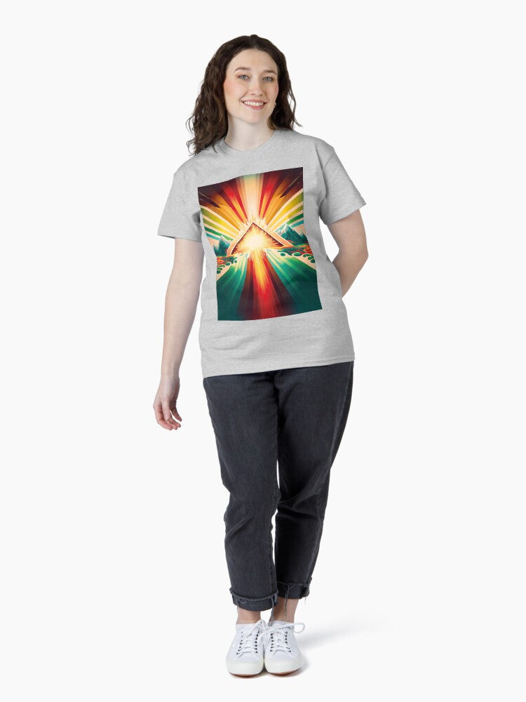 The Burst of Prismatic color Classic T-Shirt